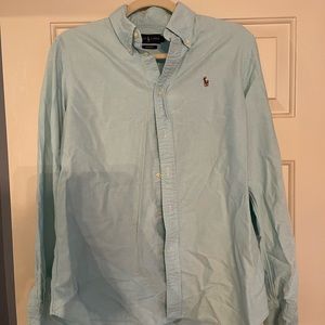 SEA FOAM GREEN POLO OXFORD